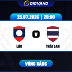 Soi kèo Lào vs Thái Lan 20h00 ngày 25/7/2026 – ASEAN Cup 2026