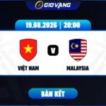 Soi kèo Việt Nam vs Malaysia 20h00 ngày 19/8/2026 – ASEAN Cup 2026